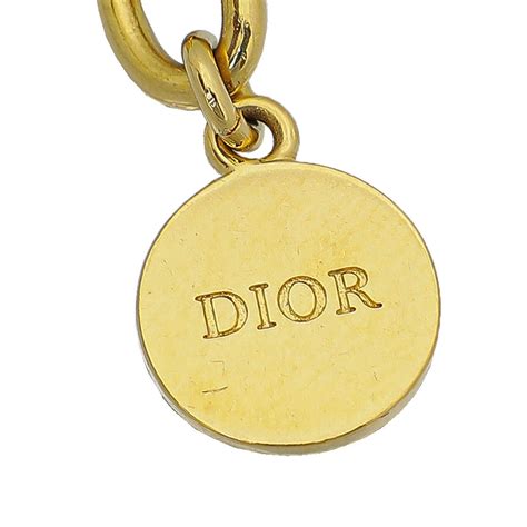 long collier dior|dior gold finish necklace.